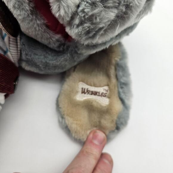 Vintage Wrinkles Puppet Dog Ganz Bros Stuffed Animal 19" Original Tag Korea - Picture 3 of 14